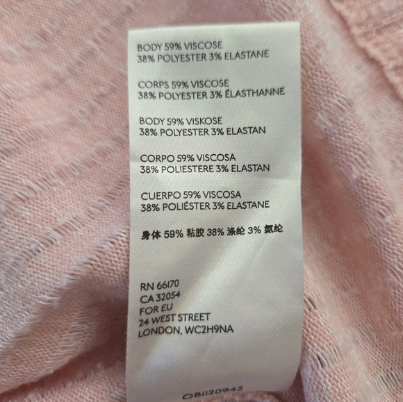 Maeve By Anthropologie Cowl Neck Baby Pink Soft Cozy Sweater - Picture 10 of 11